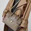 2024 Autumn/Winter Women's Retro Leather Large Capacity Commuting Tote Briefcase
