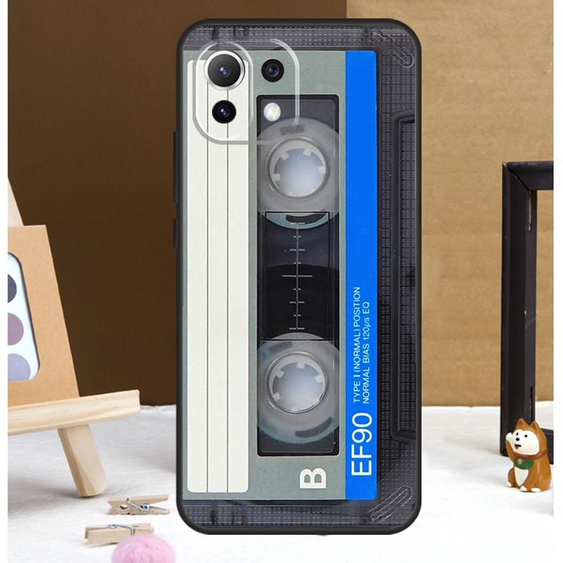 Old Cassette Tape Case For Xiaomi 14 Ultra 13 11T 12T 13T Pro 12 Lite POCO X6 Pro X3 X4 X5 M5s M6 F3 F5 Cover