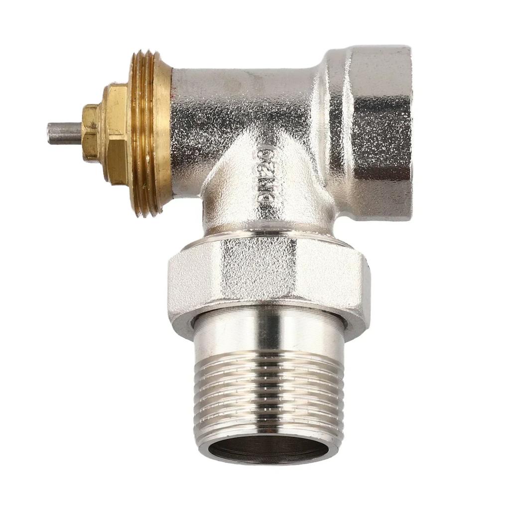 Brass Angle Valve Thermostatic Regulating Valve Brass Thermostatic Angle Valve DN15/DN20 with Adjustable Temperature Features