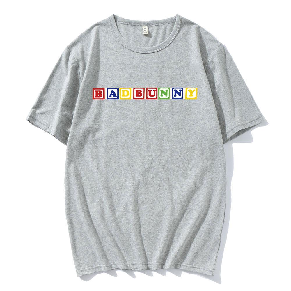 Bad Bunny Same Paragraph Graphics T Shirt Unisex Hip Hop Rapper Music Album Print Short Sleeve T-shirts Oversized Men Streetwear