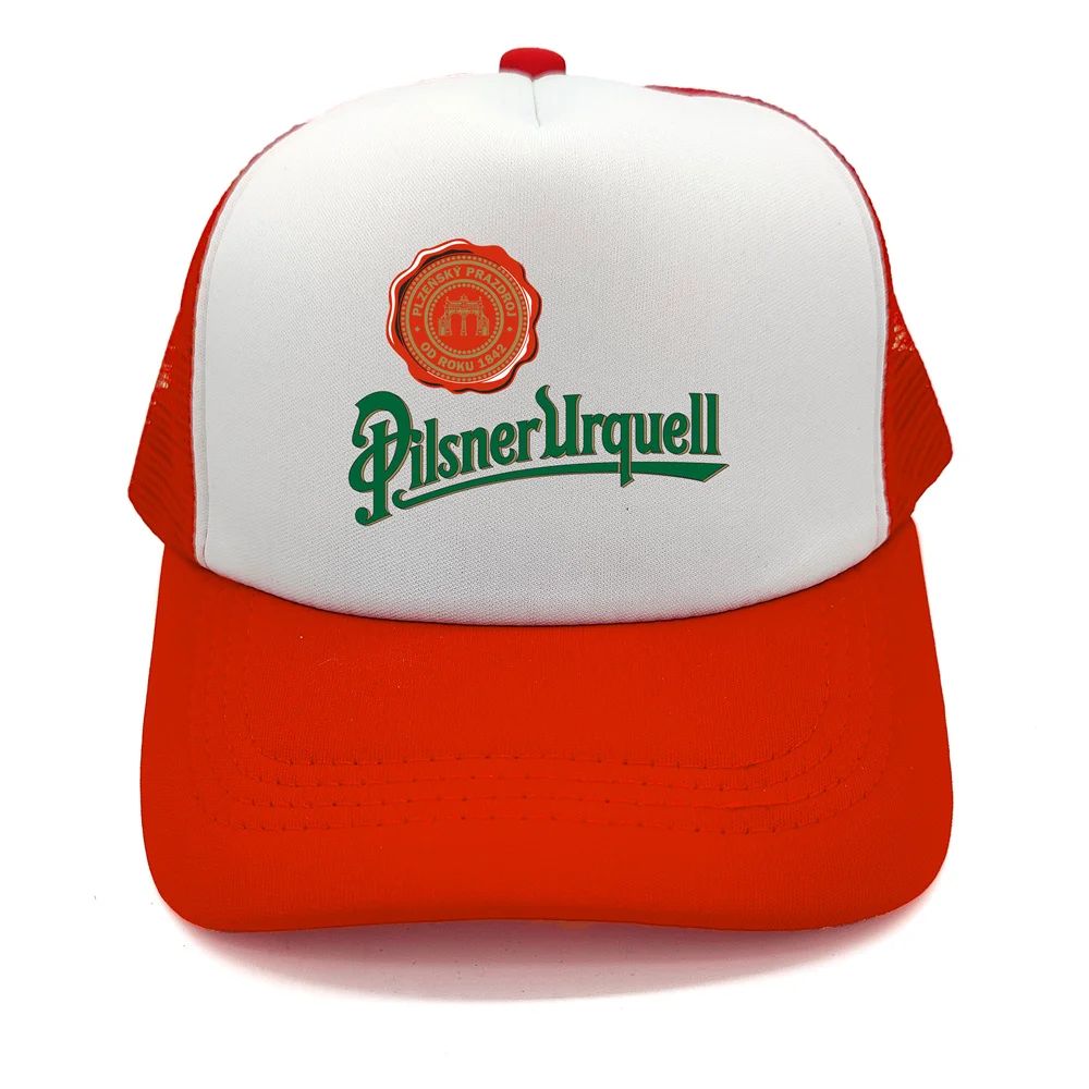 Кепка-тракер Pilsner Urquell Унисекс Крутая Шляпа Pilsner Urquell Бейсболка Крутая Летняя Унисекс Сетчатая Кепка Adjustable