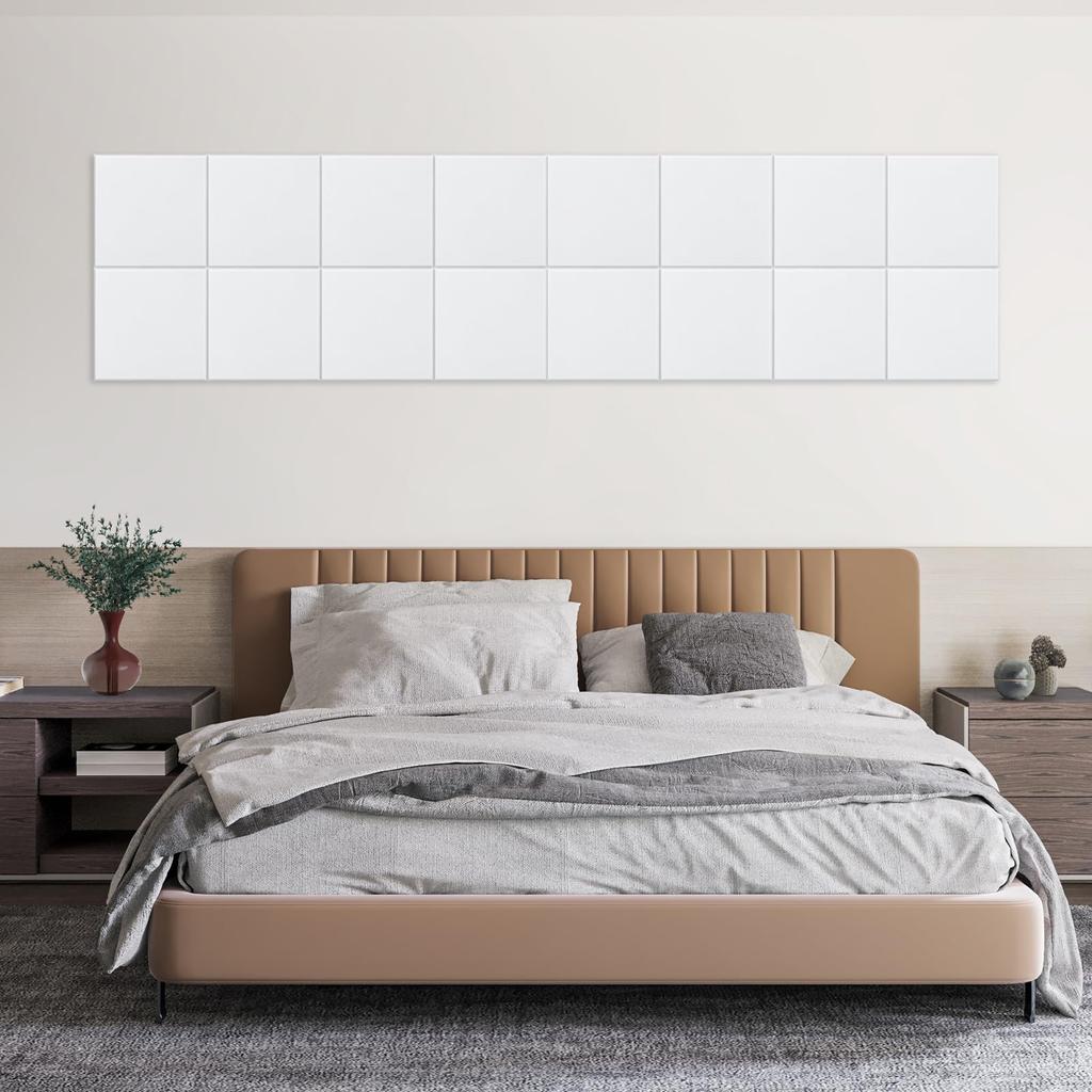 Walspax Sound-Absorbing Boards, 30x30cm, 12mm Thick, 12 Sheets, High-Density Felt 1800gm², Soundproofing Sheet, Wall, Soundproofing, Interior Decor,
