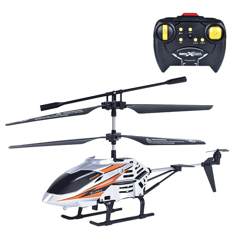 

Remote Helicopter Control Lights Toy Durable Alloy Body Usb Charging Gift Kids срібний