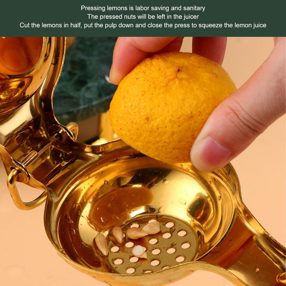 Gold Lemon Squeezer Manual Fruit Juicer Kitchen Tool Citrus Juicer  Pomegranate