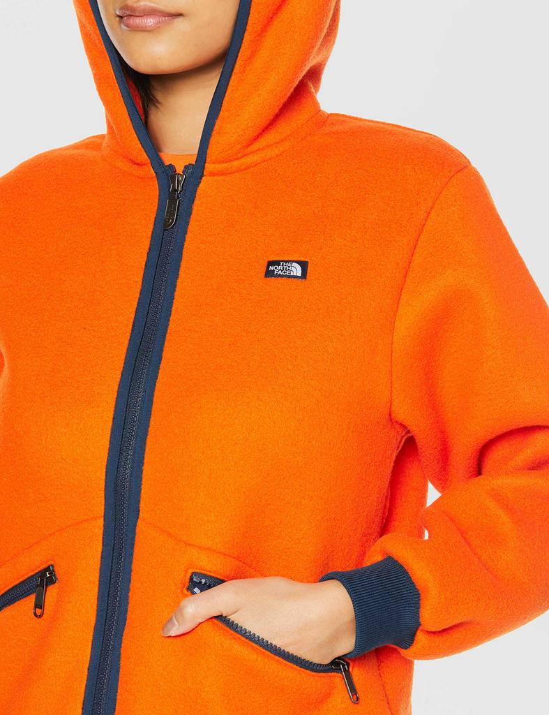 The North Face Armadillo Heritage Size M Women's Full-Zip Hoodie, Orange,