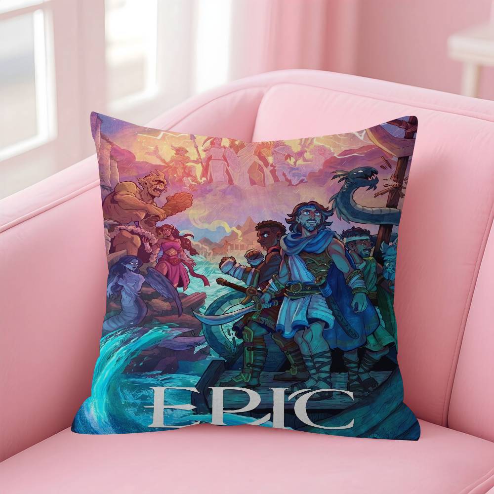 EEpic The Musical Stitch Lucky Dragon Pillow Cover Sofa Cushion Cover Home Room Decoration Children Gift