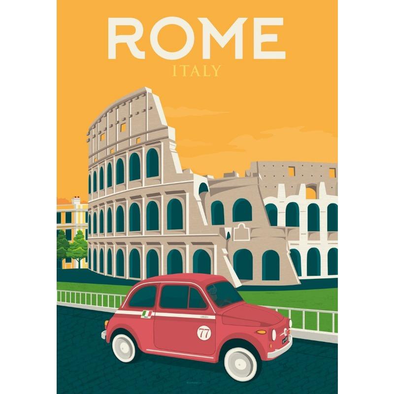 Colored Europe Travel City Landscape Canvas Painting France Nice Paris Monaco Nantes Poster Nordic Wall Art Pictures Home Decor