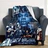 Name Custom Rod Wave Print Flannel Blanket High Quality Warm Comfortable Cover for All Seasons Perfect for Gifts Home Decor