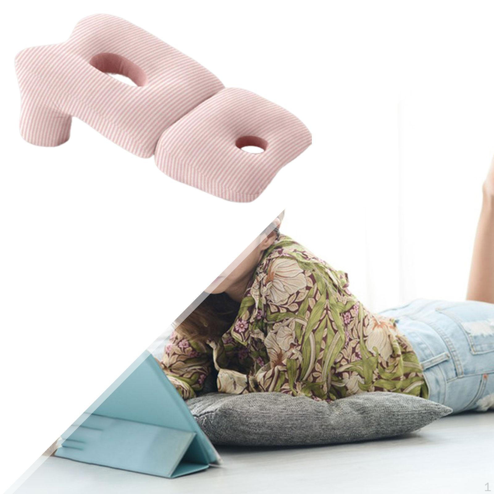 

Удобная подушка для лежания на животе с функцией поддержки мобильных устройств Pink Stripe