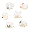 Adorable Character Brooch Featuring Alloy Material For Unique Personality Style Accessories