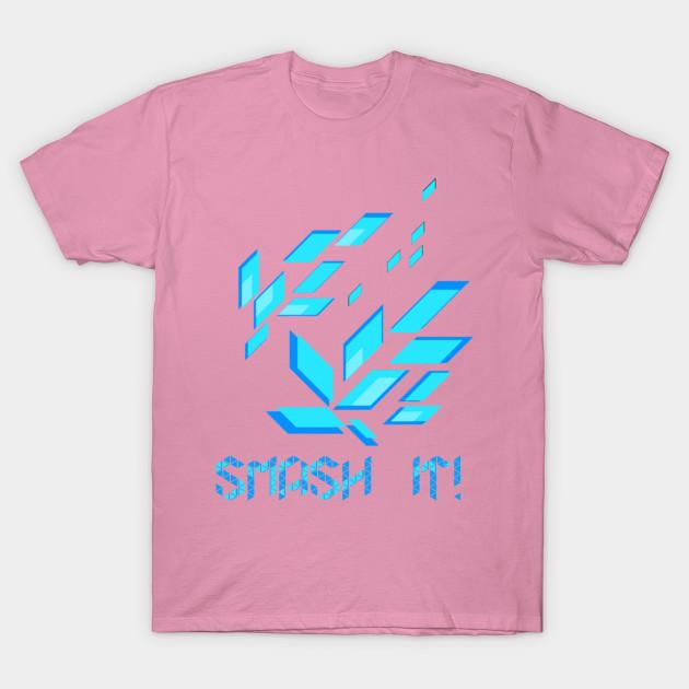 T Shirt Women Smash It Harajuku Print Kawaii Tshirt Summer Short Sleeve Female T-Shirt Top Tee