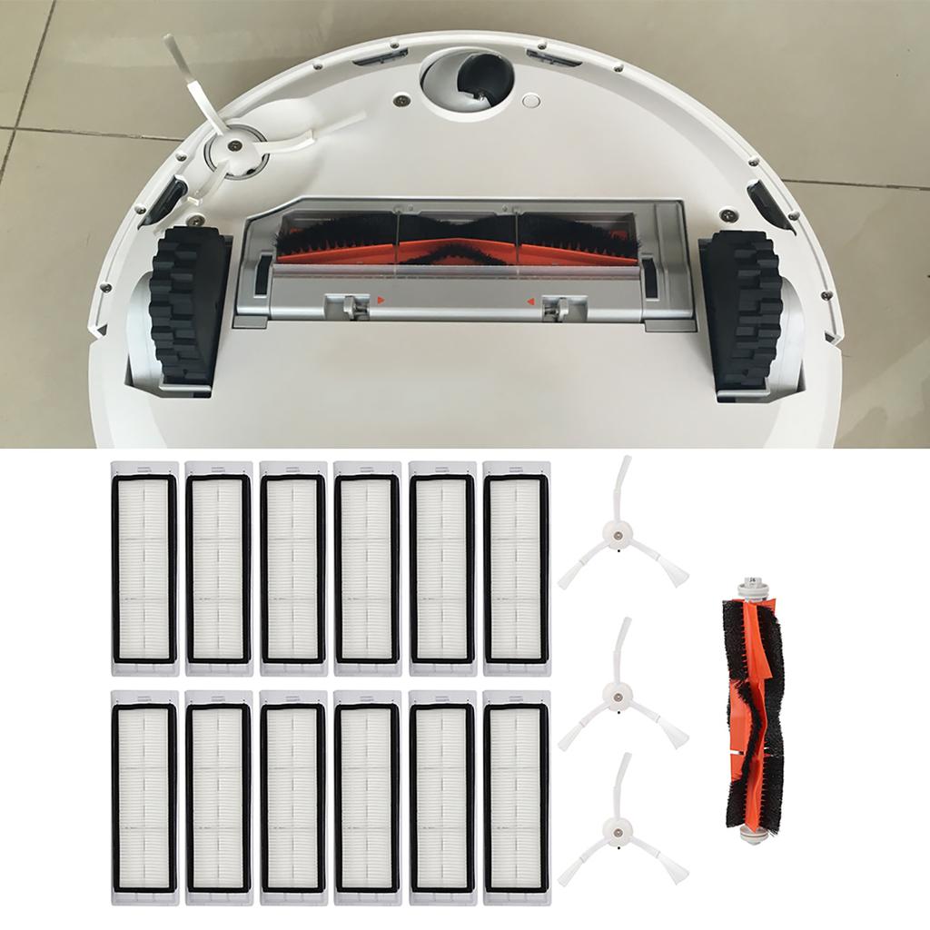 Vacuum Cleaner Side Brushes Rolling Brush Filters Replacements Parts Fit for Roborock Robot Vacuum