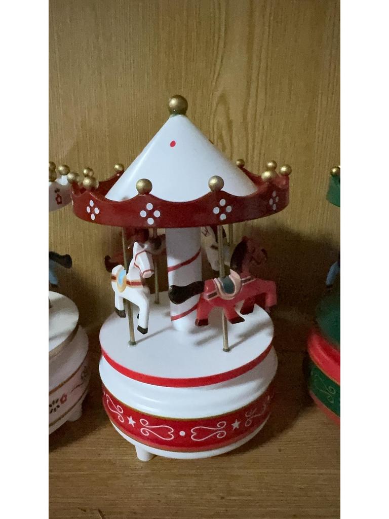 Music Box Carousel Birthday Cake & Christmas Decoration Gift