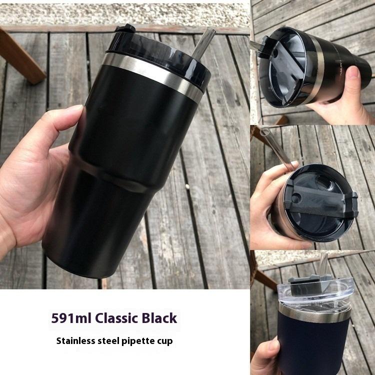 

20Oz Latest Ice Cup Car Cup 304 Stainless Steel Water Cup Large Capacity Beer Cup Insulation and Cooling 591ml
