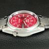 JAPAN VINTAGE REFURBISHED SEIKO 5 AUTOMATIC 7009A MENS RED DIAL WATCH a446202-1
