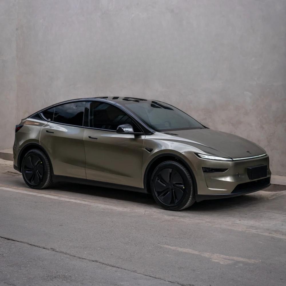 ONDO6 For Tesla Model Y Juniper 2025 2026 Pre-cut PPF DIY Dreamy Rock Gray Color Changing Film Anti-Scratch PET Paint Protection Film