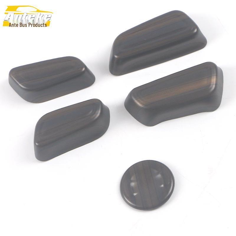 Electroplated Seat Adjustment Button Decorative Sticker for 2022 Highlander