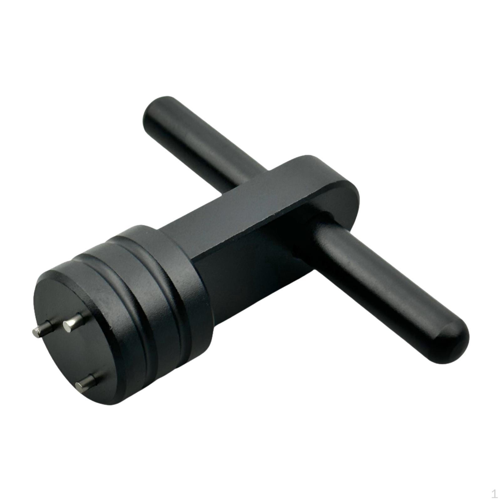 

Ключ для клюшек для гольфа с 3 зубцами Инструмент для снятия крепежа Головка из алюминиевого сплава Вес чёрный