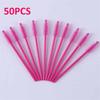 50Pcs Disposable Eyelash Spiral Brush Eyebrow Brush Eyelash Extension Comb Make Up Tool Travel Business Portable