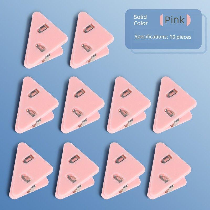 Minimalist Bill Folder Transparent Color Plastic Office Storage Mark Organize Fantastic Test Paper Clip 90 Degree Clip Stationery A4 Test Paper Clip