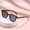 European & American Retro Square Sunglasses, UV Protection, Small Frame Street Style