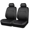 Funda de Asiento Automotriz Transfronteriza, Patrón Diamante Acolchado, Cuero PU, Cuero Sintético, Estilo Euroamericano