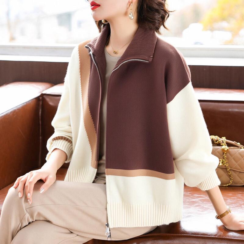 

Женская вязаная куртка QianLian Осень/Зима XL