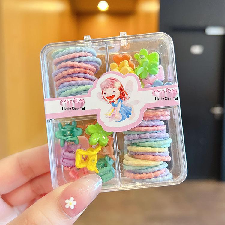 Children's Non-Damage Hair Ties - Rubber Bands & Rings for Girls' and Babies' Hair