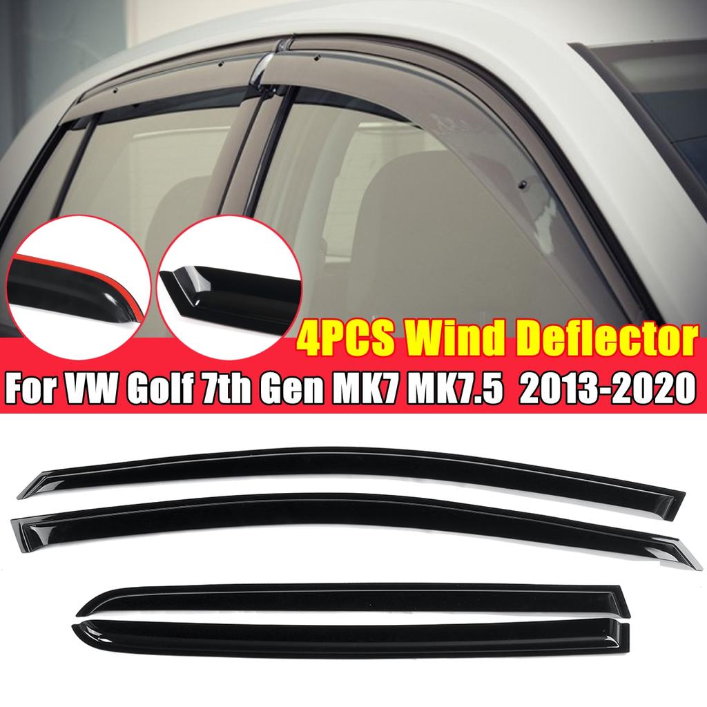 Cumpără 4PCS Car Window Wind Deflectors Tinted Awning Shield Rain Sun