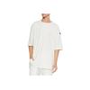 Moncler T-shirt a maniche corte con scollo rotondo in maglia X Rick Owens Bianco Unisex Top MU02D8C01-M4630-41