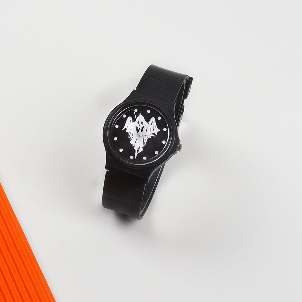 

Halloween Cartoon Children Watch With Digital Rainbow Display And Water Resistant Sport Features