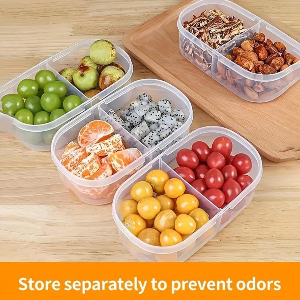 Student Lunch Box Portable Fresh Fruit Container Office Worker Bento Box with Ice Pack Reusable Leakproof Food Storage