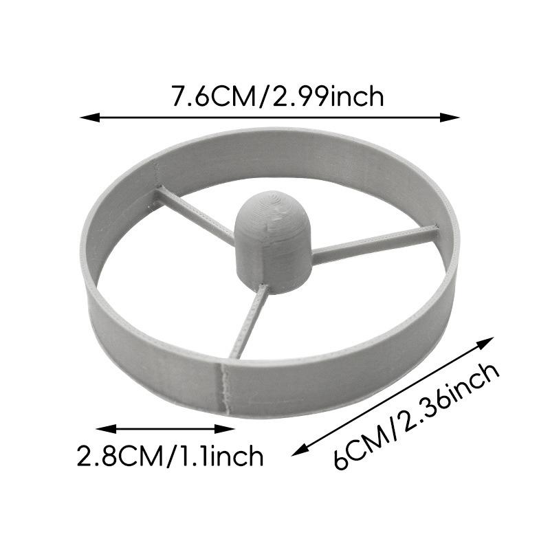 

1 шт. Кормушка для пруда с рыбой, подлежит переработке, сад, садовый пруд, плавающая, пластиковая, поделки, безопасный материал, портативная, изысканная, маленькая