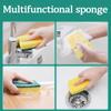 10-60Pcs Highly Absorbent Double-sided Sponges Nano Emery Magic Clean Pot Rust Stains Sponge Cleaning Brush Car Detailing Tools