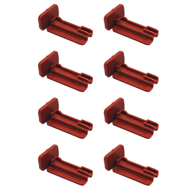 

8X For 722.6 Gearbox Lock Tab, Dipstick Filler Tube Plug New червоний