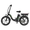 KOOLUX BK6S PRO Faltbares Elektrofahrrad mit Sitz 48V23AH Akku 500W Motor 20*4.0 Fat Tires e-Bike Erwachsenen Stadt Outdoor Elektrofahrrad