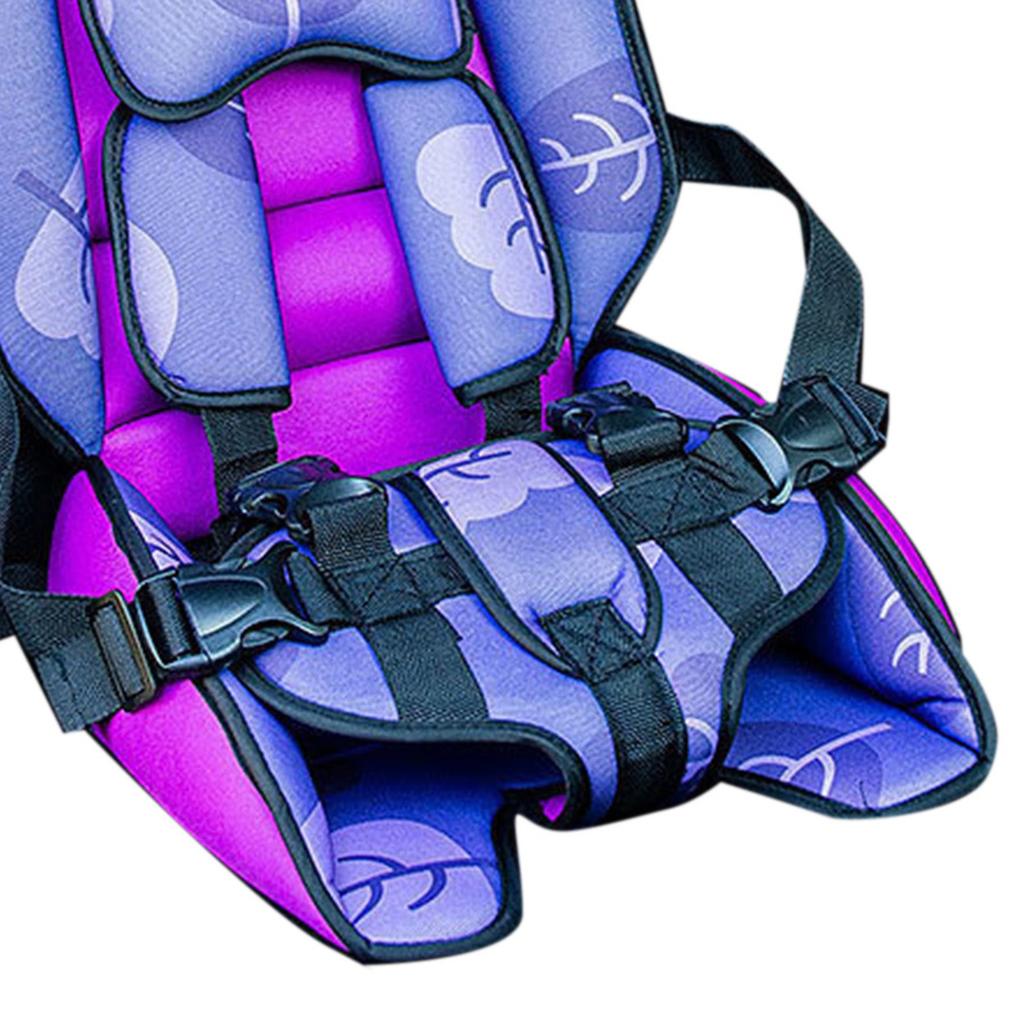 Baby Seat Chair Portable Car Safety Cushion Breathable Kids Sitting Mattress for Children Under 12 Years Old Leaf Print