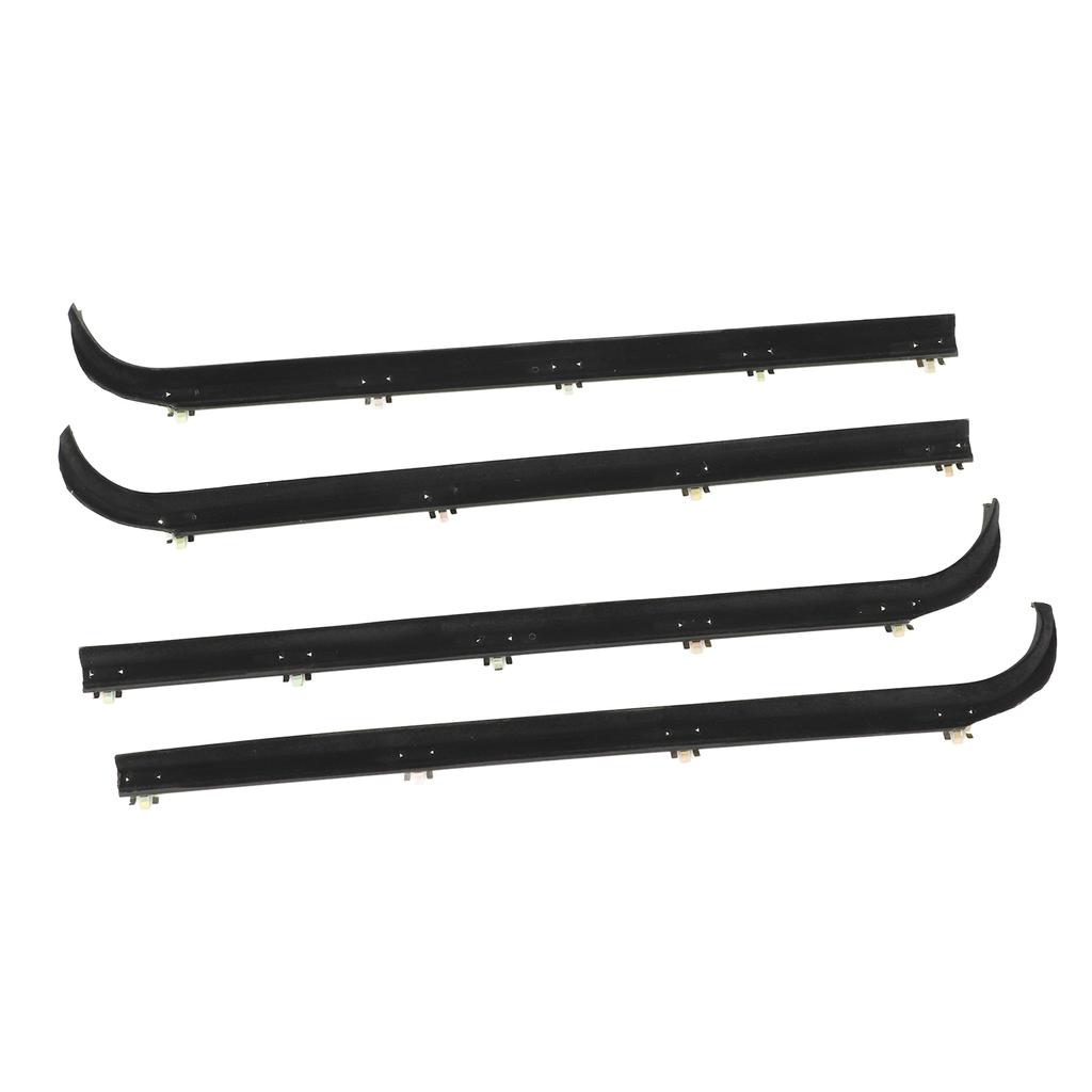 4Pcs/set Window Weatherstrip Trim for Ford Mustang Ford Truck Window Molding Trim E7TZ1521452A Noise Reduce