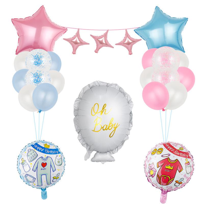 

Воздушный шар для выявления пола, мужской и женский, для детского душа, детский душ, детская композиция, алюминиевая пленка для маленьких девочек и мальчиков 4