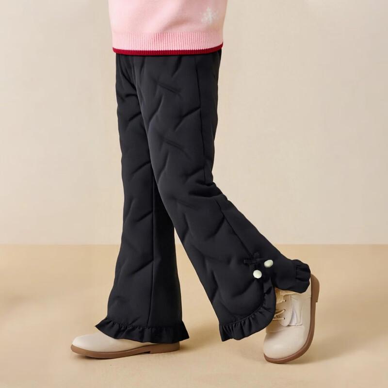 Зимние расклешенные пуховые штаны DEESHA для девочек 2025 120