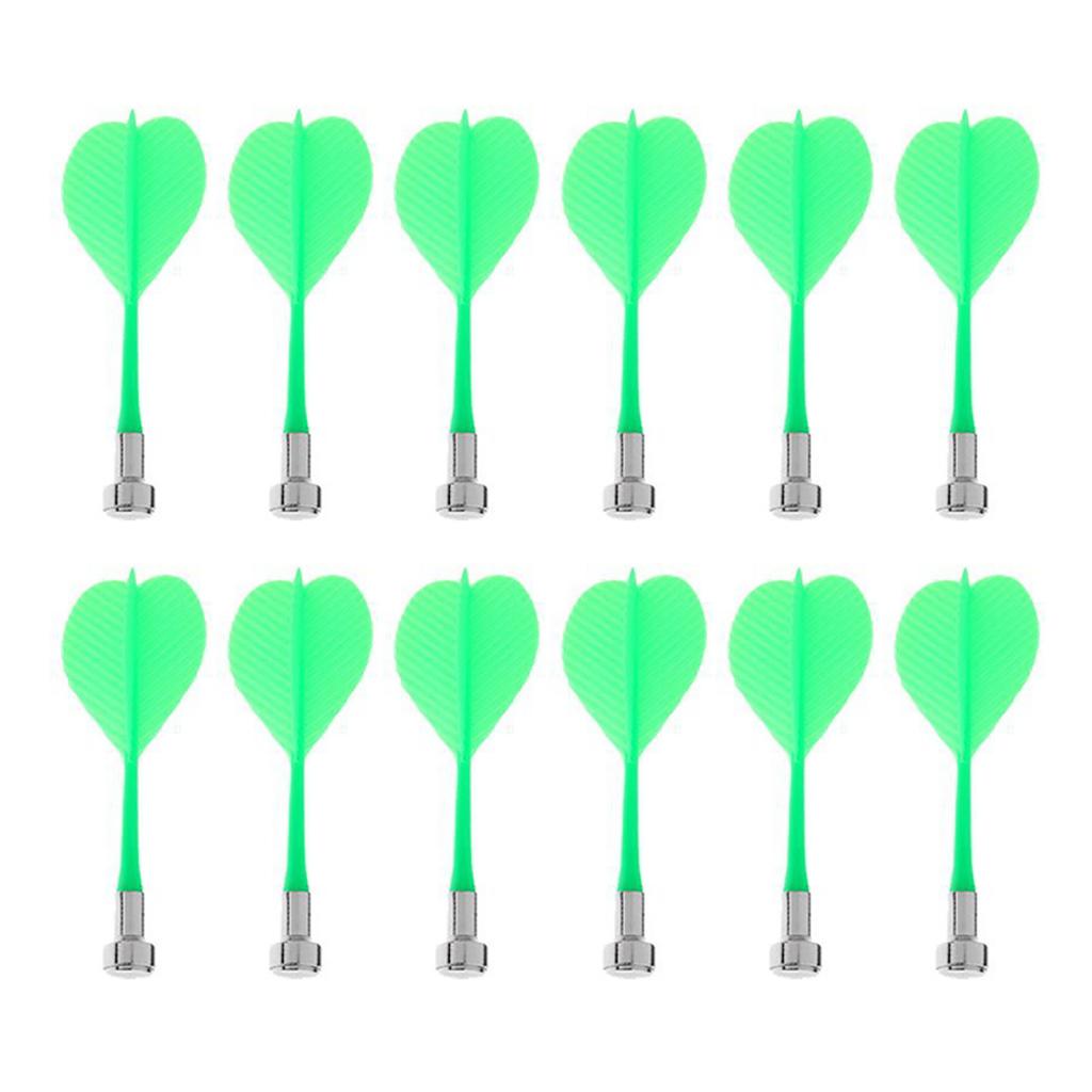 Set di Freccette Magnetiche Pratico da 12 Pezzi per Gioco di Freccette Magnetiche Indoor in Famiglia Freccette di Ricambio Lunghe di Sicurezza Freccette Magnetiche