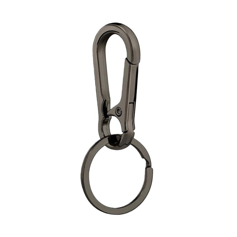 Zinc Alloy Spring Snap Hook Keychain 5Pcs Lightweight Portable for Bag Pendant DIY Craft Camping Tent Accessory Use