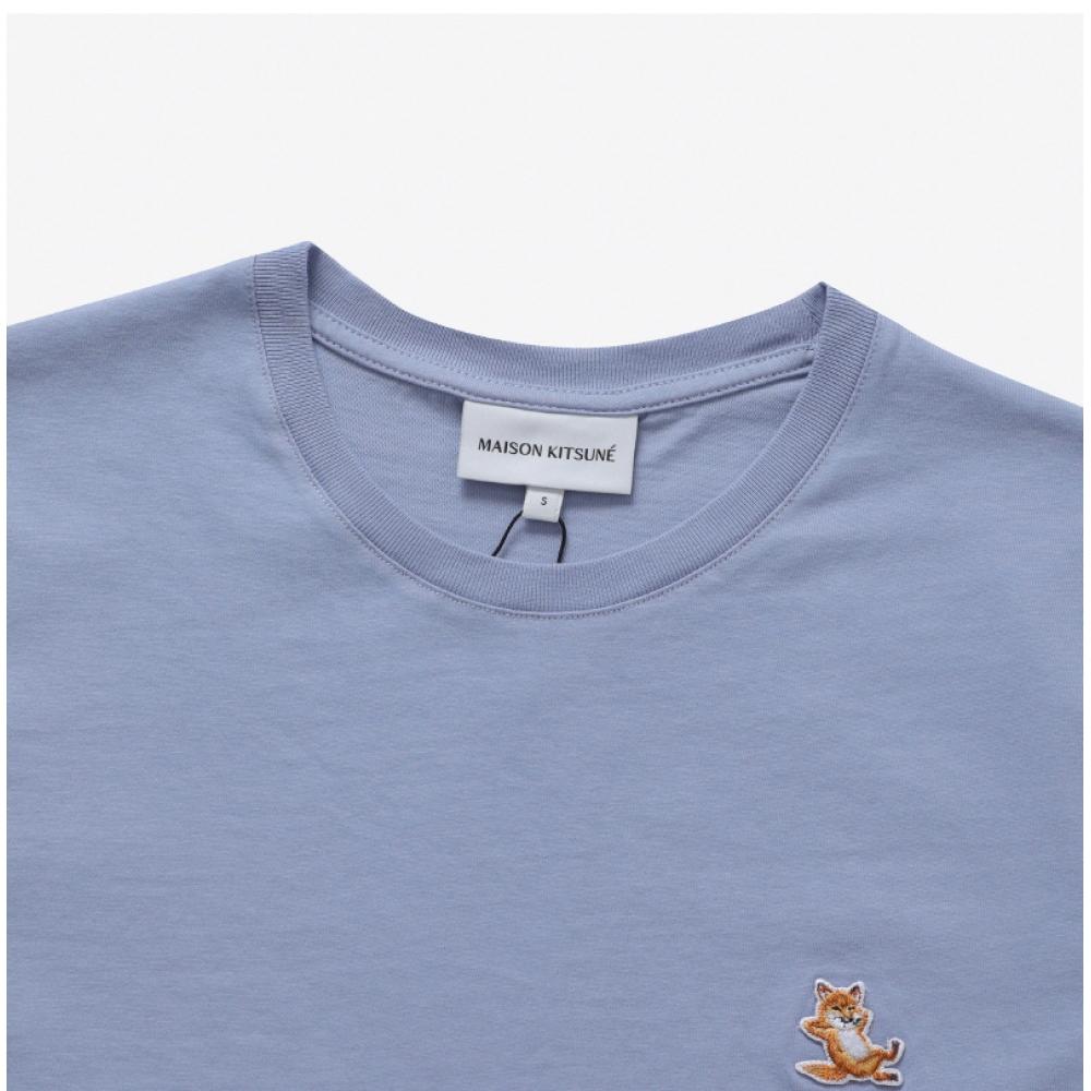 MaiSon KitSune Lm00110kj0008 P419 Chillax Fox Patch Men S Short Sleeve Tee