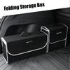 1Pcs Car Trunk Large Capacity Sundries Storage Box Organizer Bag Tool Case Stickers For Mercedes Benz A B C E S AMG CLA CLK GLA