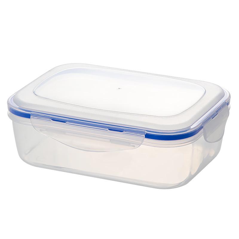 Transparent Food-Grade Kitchen Storage Box for Refrigerator and Microwave, Ideal for Fresh Food, Heating, and Takeaway.