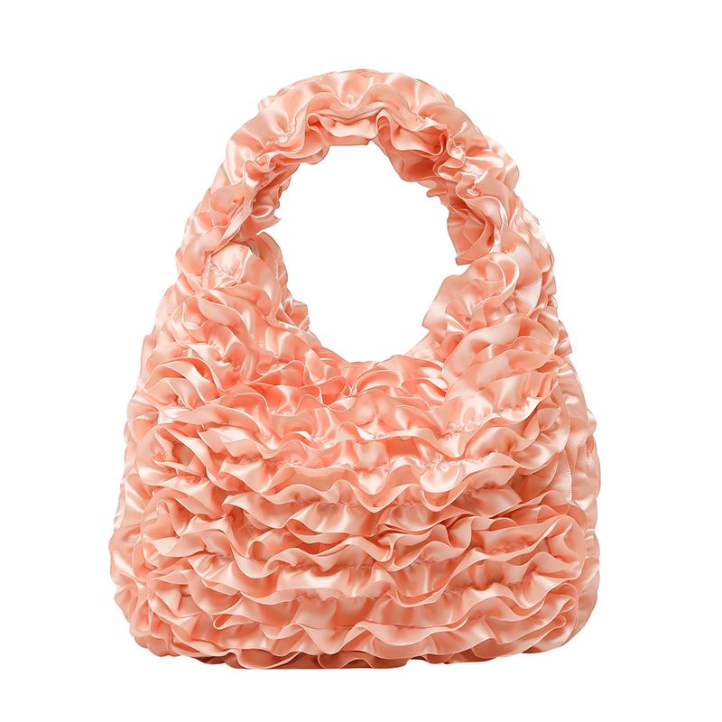 2025 New Exquisite Fashion Flowers Shape Half Moon Handbags Sense of Luxury Designer Style Retro Creative Handbags for Women