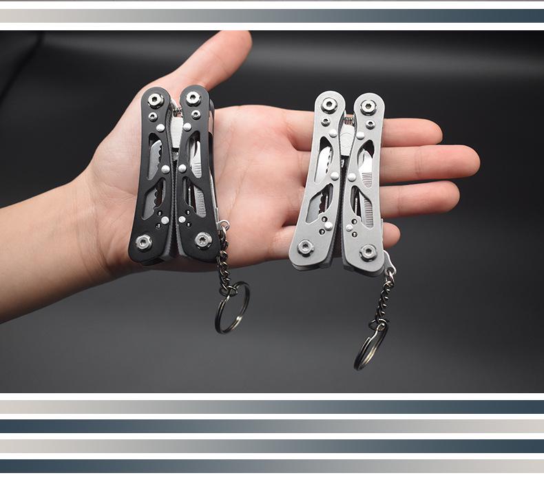 Portable Multifunctional Camping Tool: Folding Mini Pliers