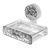 Wall-Mounted Suction Cup Soap Dish for Bathroom Storage
