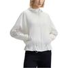 Fila Lifestyle Sun Protection Breathable Soft Casual Commuter Versatile Cardigan Sweater Women Outerwear Cloud-White F11W523701FWT