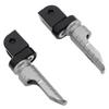 Motorcycle Front Pedals Aluminum Alloy Anti Slip Rider Footrests Pegs for VOGE 250RR 300AC 350AC 500AC 525AC Grey